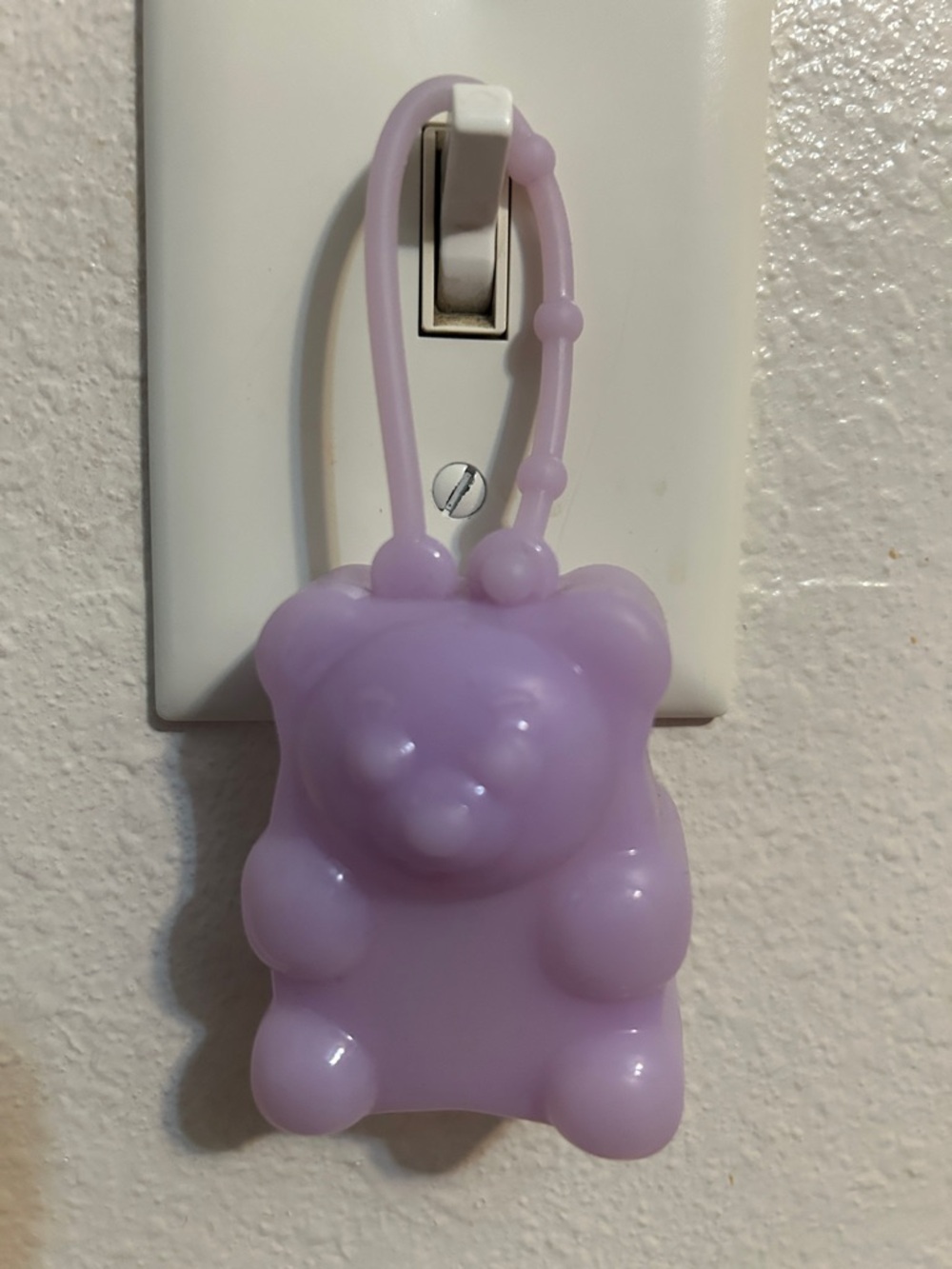 Gummy bear sanitizer holder